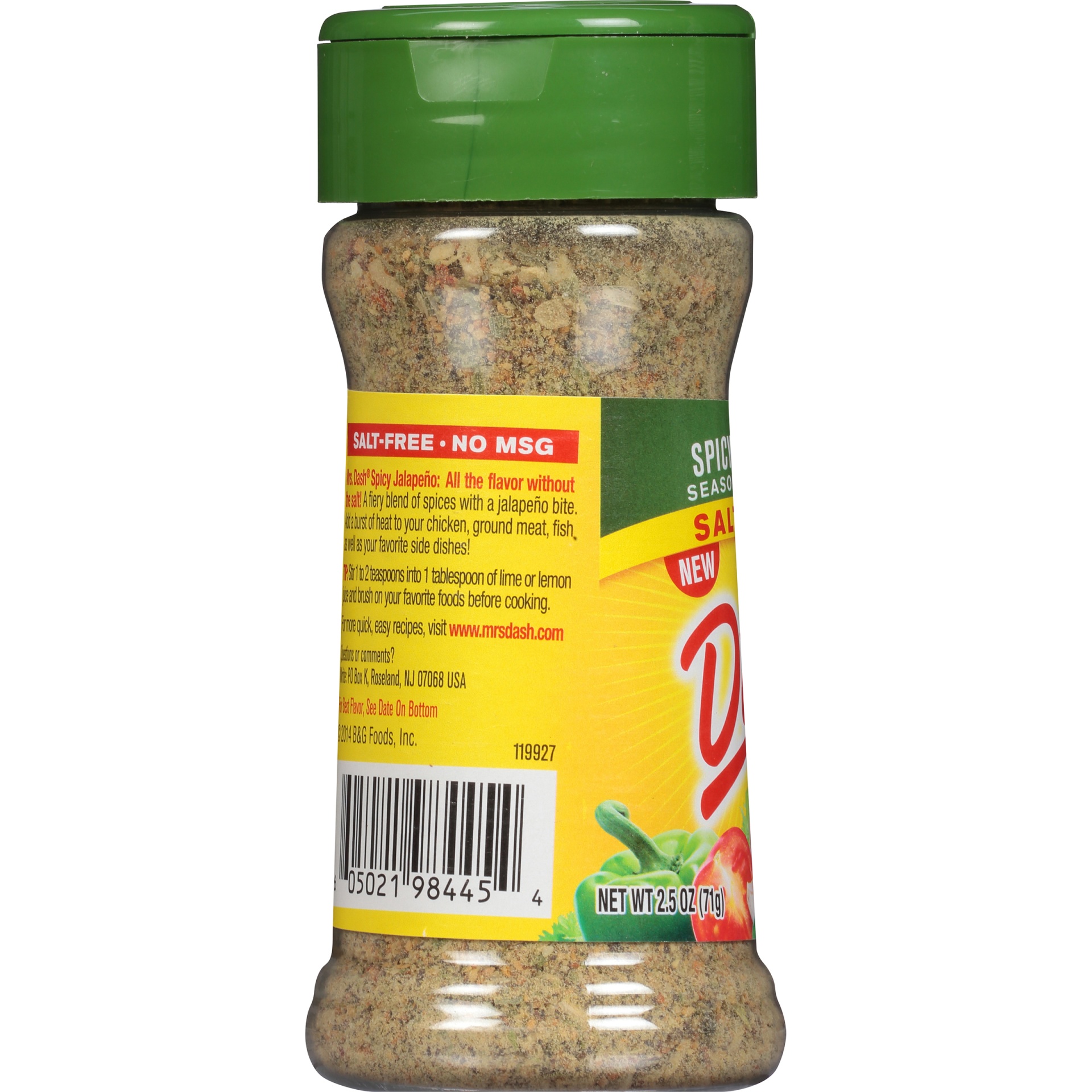 slide 2 of 6, Mrs. Dash Spicy Jalapeno Seasoning Blend, 2.5 oz
