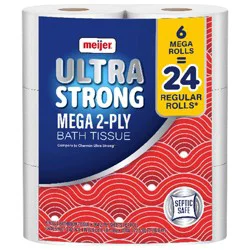 Meijer Ultra Strong Mega Roll Bath Tissue