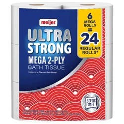 Meijer Ultra Strong Mega Roll Bath Tissue