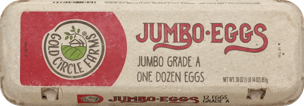 slide 13 of 13, Gold Circle Farms Jumbo Eggs 12 ea, 12 ct