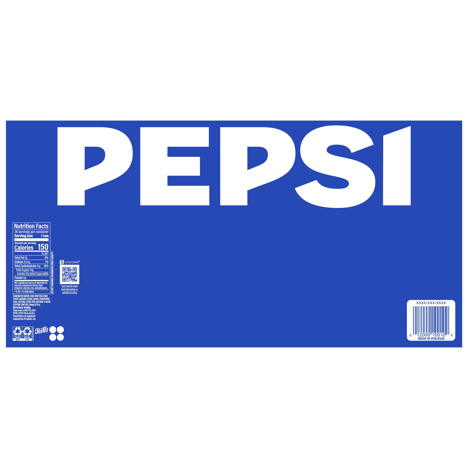 slide 5 of 5, Pepsi Soda - 36 ct, 36 ct