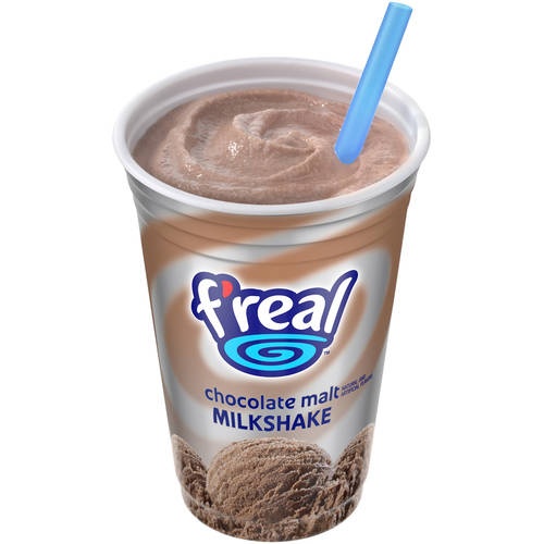 slide 1 of 1, f'real Milkshake Chocolate, 1/2 qt