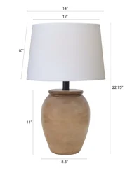 ROOM & RETREAT RR Scalloped Accent Lamp