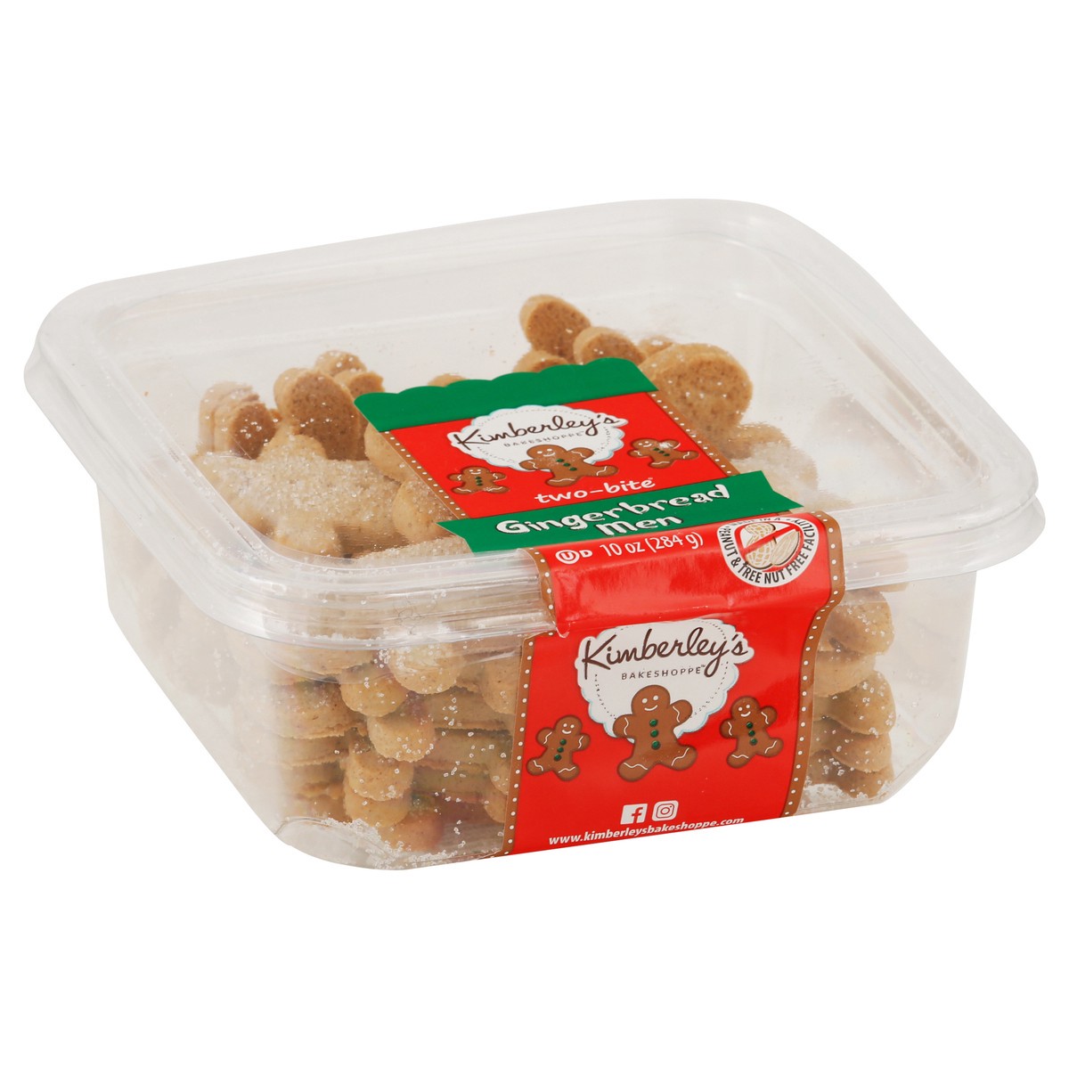 slide 7 of 9, Kimberley's Bakeshoppe Kimberley's Two-Bite Gingerbread Men, 10 oz