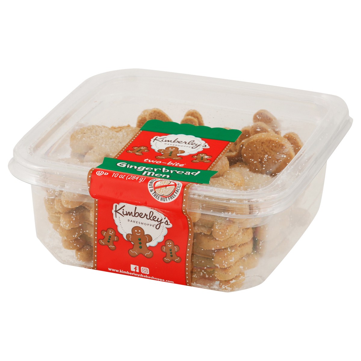 slide 8 of 9, Kimberley's Bakeshoppe Kimberley's Two-Bite Gingerbread Men, 10 oz