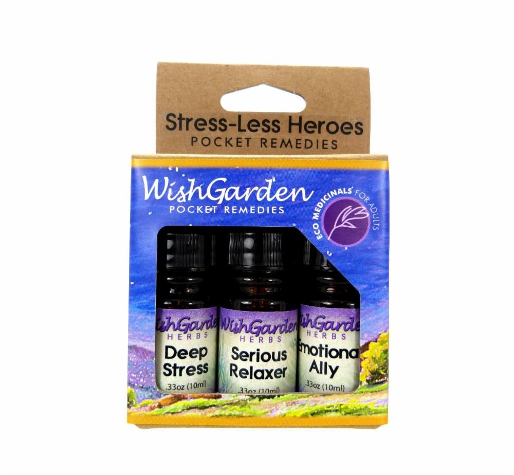 slide 1 of 1, Wish Garden Herbs Stress-Less Heroes, 4 ct