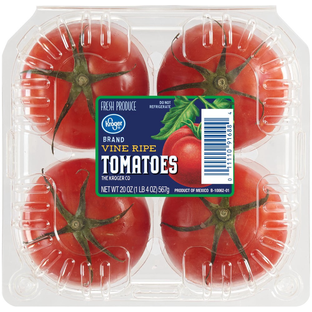 slide 1 of 2, Tomatoes - Red, 20 oz