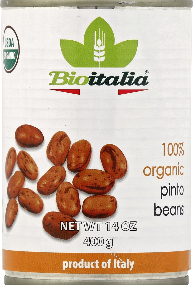 slide 1 of 3, BioItalia Pinto Beans 14 oz, 14 oz