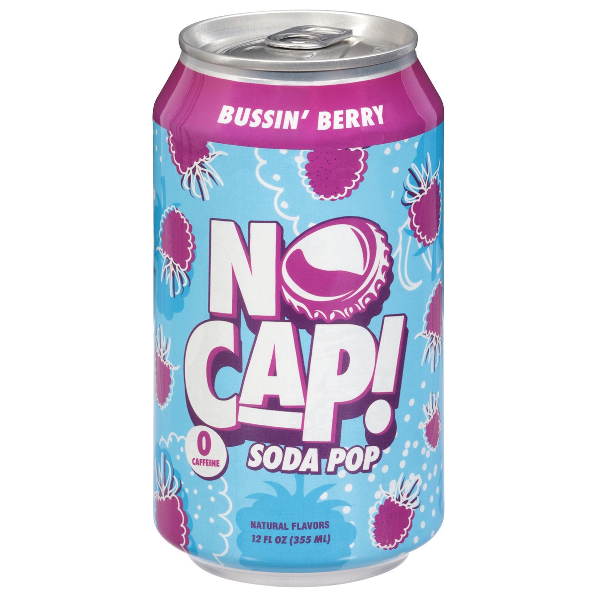 slide 4 of 4, No Cap Bussin Berry 12fz - 12 FZ, 12 fl oz