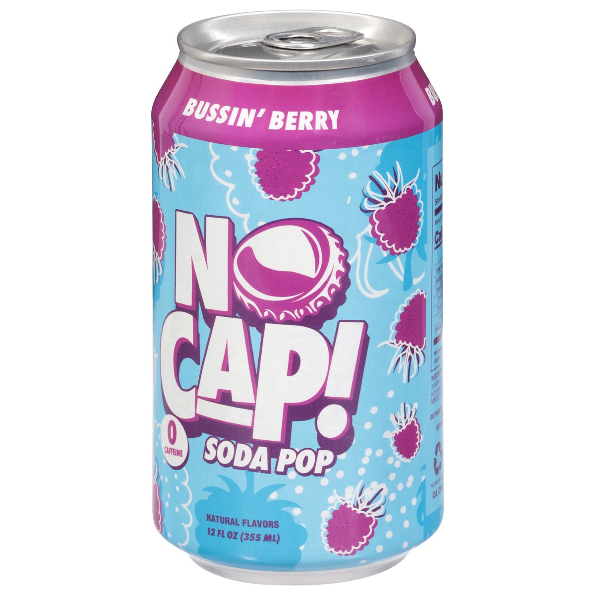 slide 2 of 4, No Cap Bussin Berry 12fz - 12 FZ, 12 fl oz