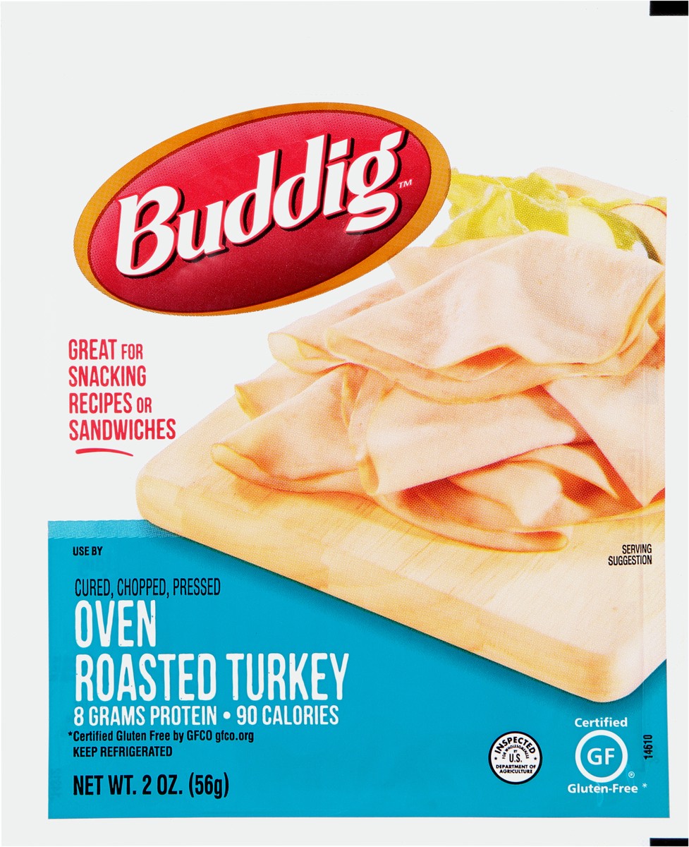 slide 4 of 7, Buddig Original Oven Roasted Turkey, 2 oz