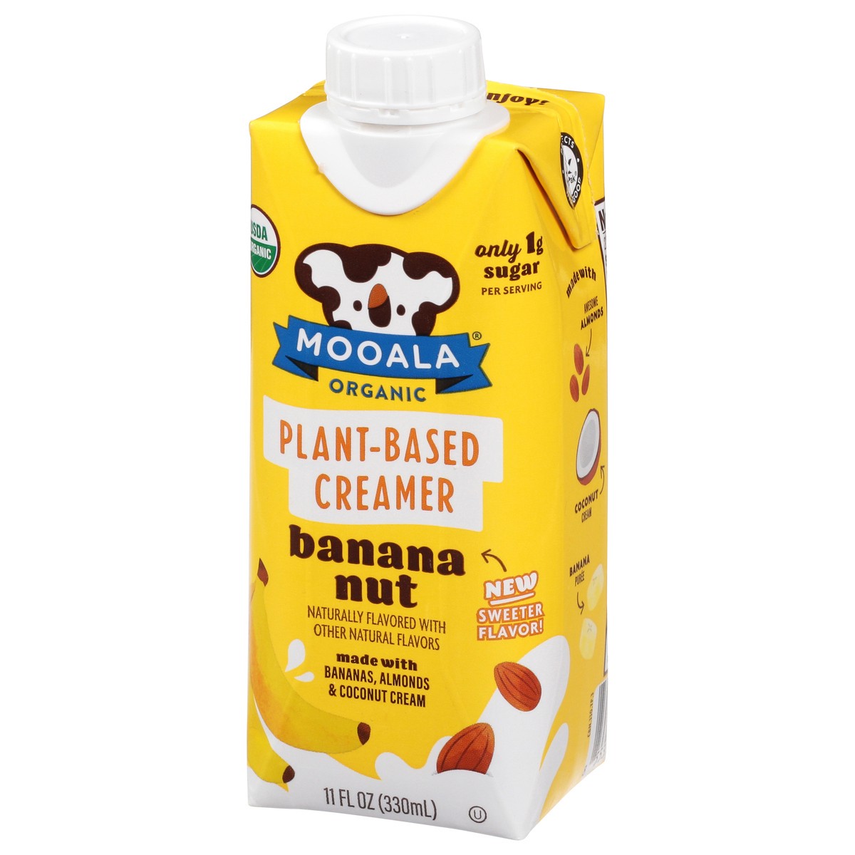 slide 4 of 14, Mooala Organic Banana Nut Plant-Based Creamer 11 fl oz, 11 oz