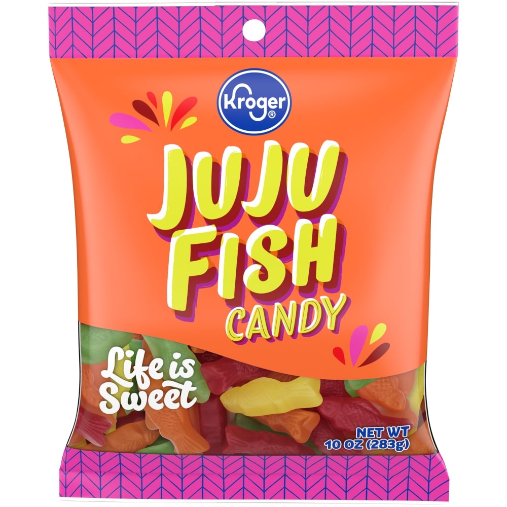 slide 1 of 1, Kroger Juju Fish Candy, 10 oz