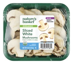 Nature's Basket White Sliced Mushrooms