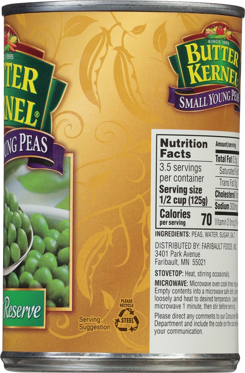 slide 3 of 9, Butter Kernel Young Small Peas, 