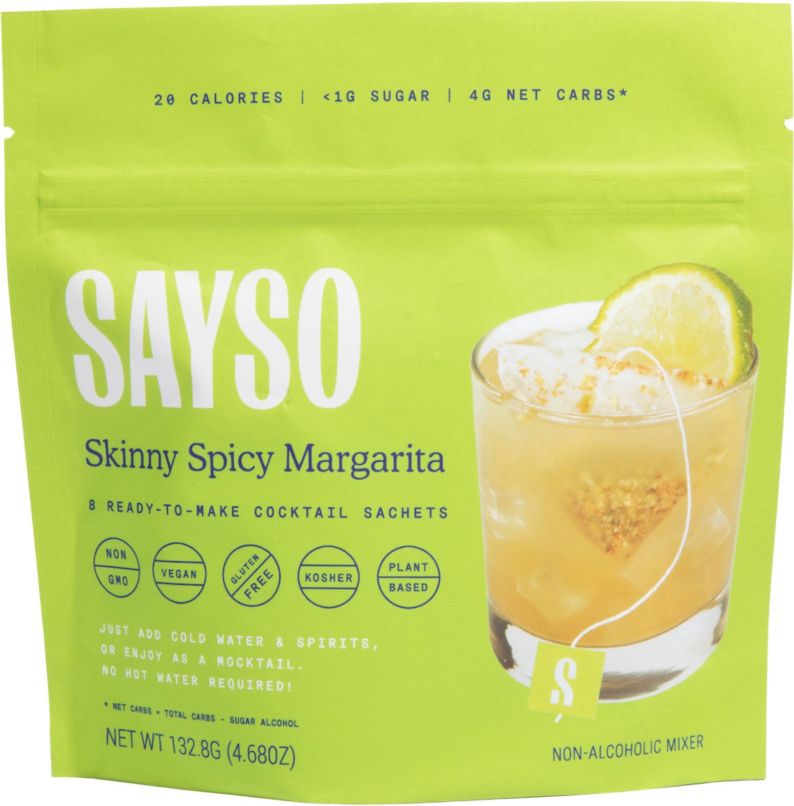 slide 1 of 1, Sayso Skny Spcy Margarita Mxr - 4.77 oz, 4.77 oz