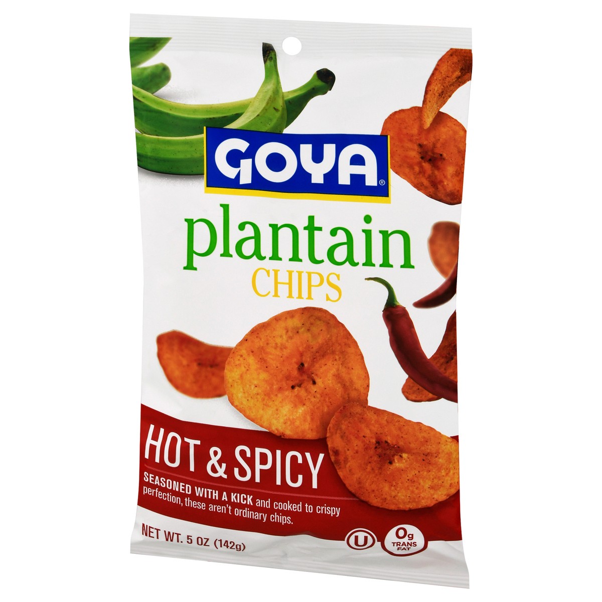slide 3 of 13, Goya Hot & Spicy Plantain Chips 5 oz, 5 oz