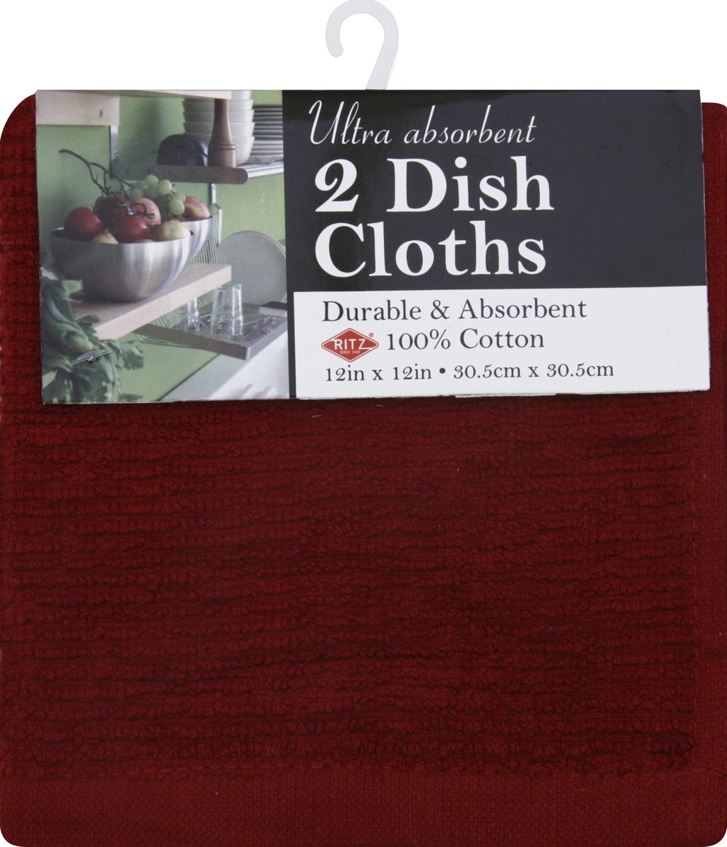 slide 1 of 2, Ritz Dish Cloths 2 ea, 2 ct