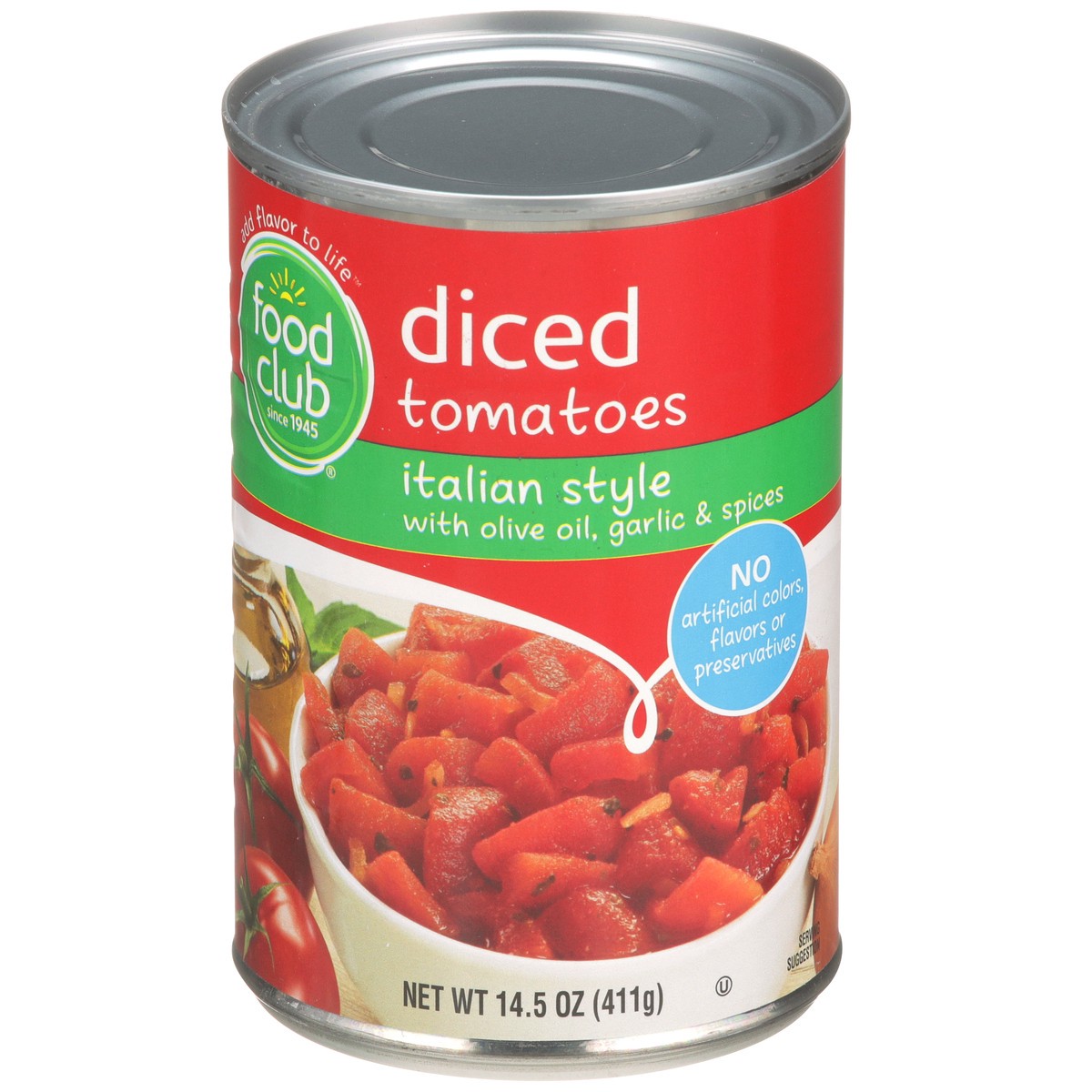 slide 3 of 9, Food Club Italian Diced Tomatoes, 14.5 oz