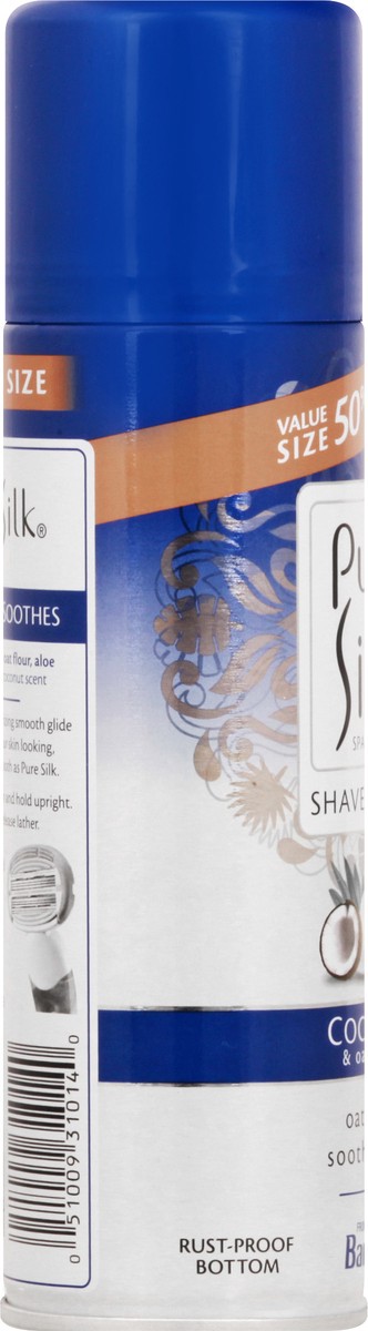 slide 8 of 9, Pure Silk Spa Therapy Value Size Coconut & Oat Flour Shave Cream 10.88 oz, 7.25 oz