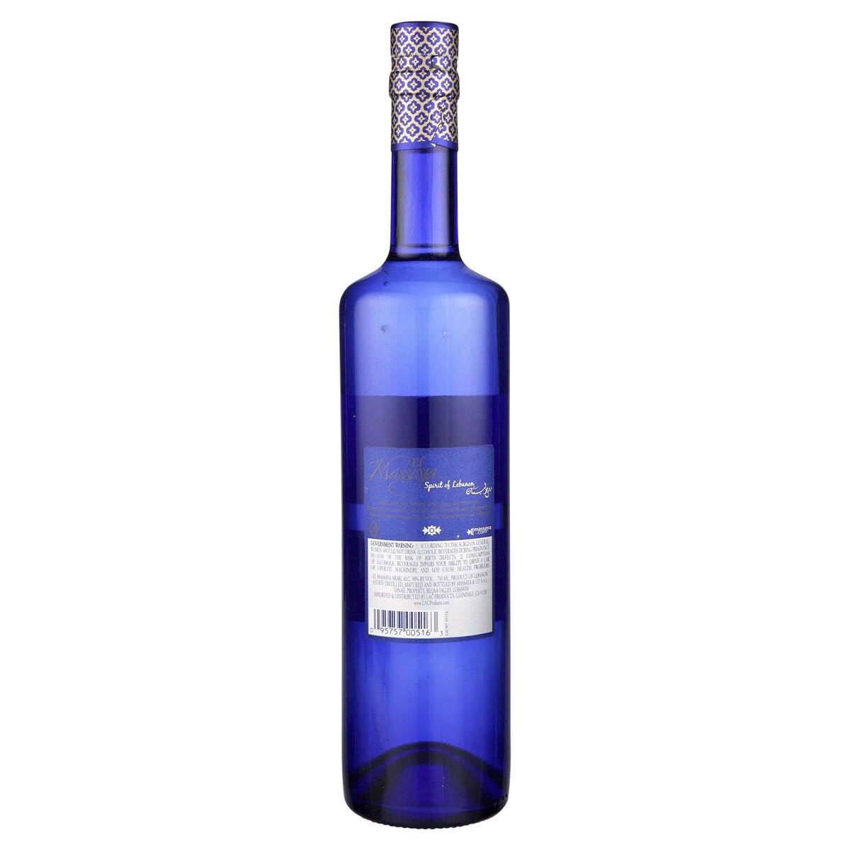 slide 3 of 5, El Massaya Arak Liquor, 750 ml