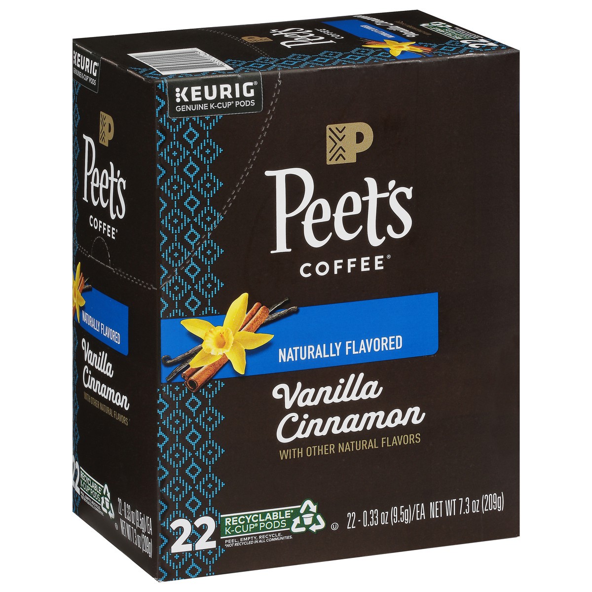 slide 7 of 9, Peet's Coffee Vanilla Cinnamon Coffee 22 - 0.33 oz K-Cup Pods, 22 ct