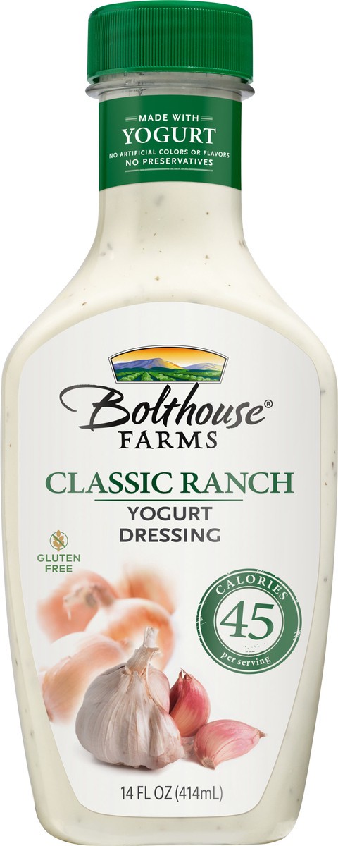 slide 4 of 6, Bolthouse Farms Dressing, Classic Ranch Yogurt Dressing, 14 fl. oz., 14 oz