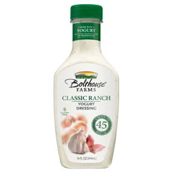 Bolthouse Farms Dressing, Classic Ranch Yogurt Dressing, 14 fl. oz.