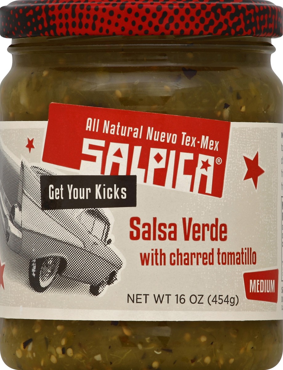 slide 2 of 2, Salpica Salsa Verde, 16 oz