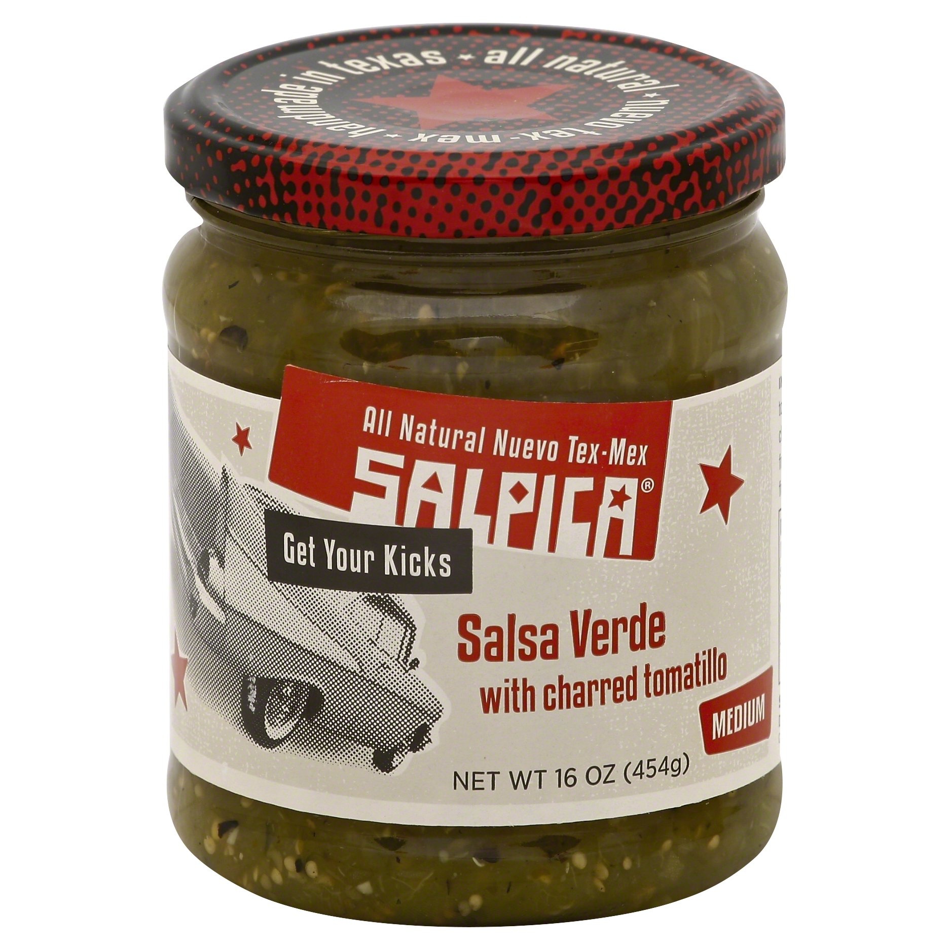 slide 1 of 2, Salpica Salsa Verde, 16 oz