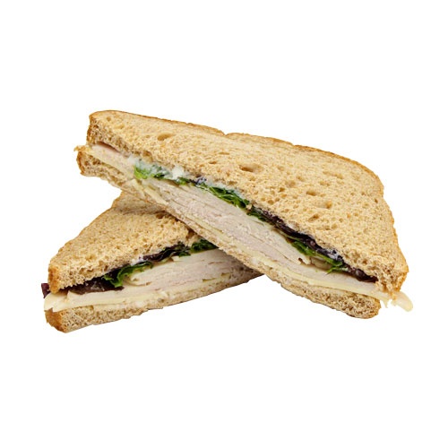 slide 1 of 1, Plum Market All Natural Turkey & Cheese Sandwich, 1 ct