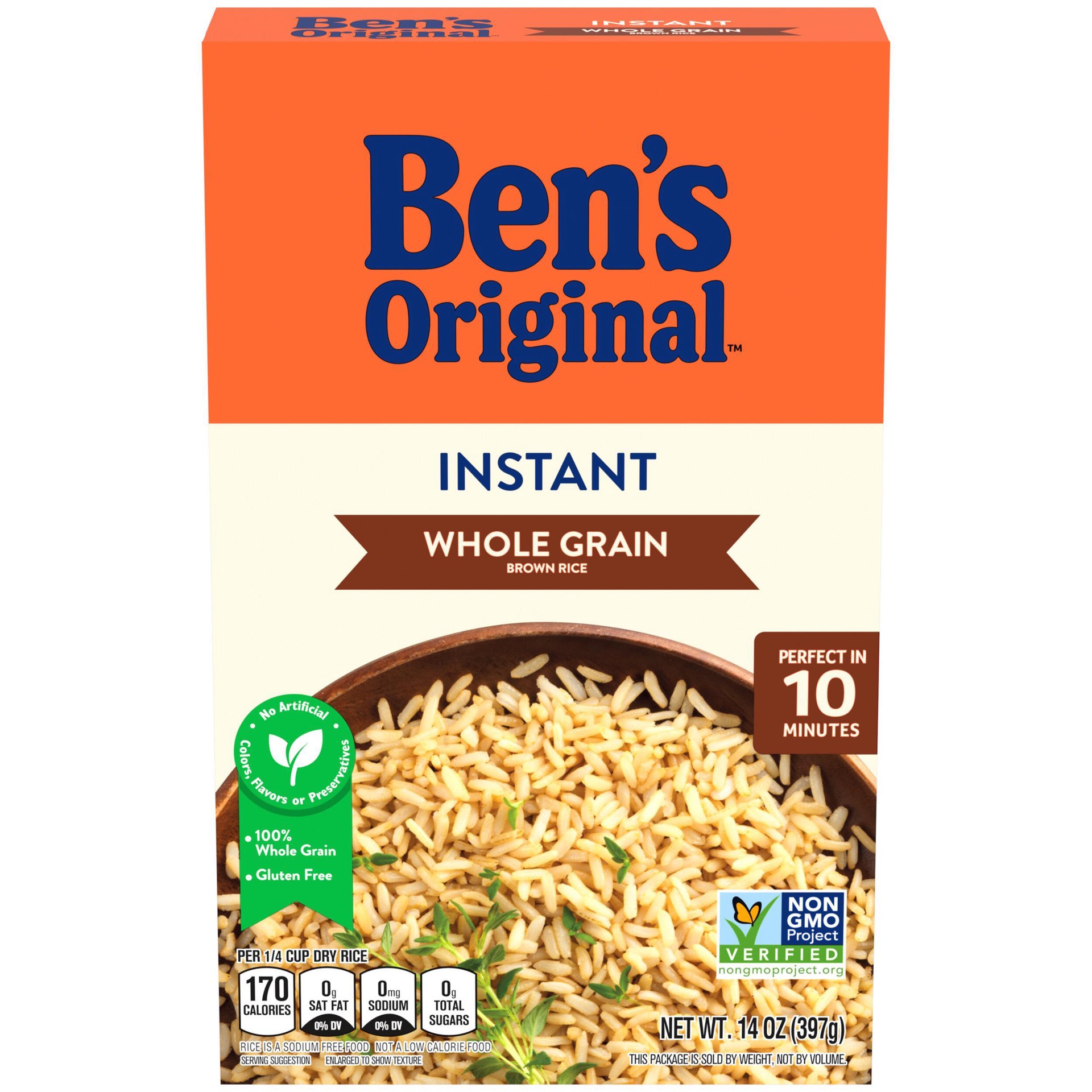 slide 1 of 13, BEN'S ORIGINAL™ Instant Brown Rice, 14 oz, 14 oz