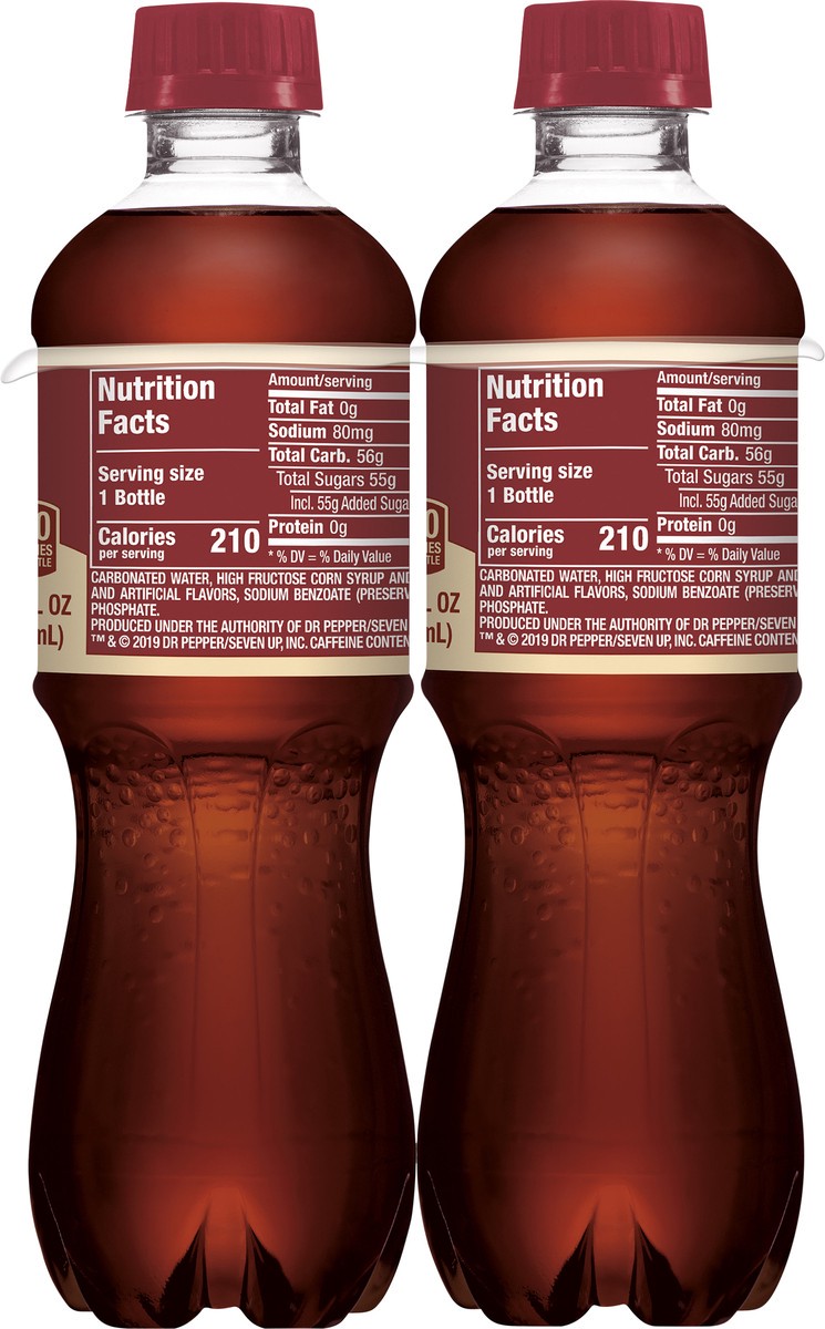 slide 7 of 7, Dr Pepper Cream Soda 6-16.9 fl oz Bottles, 6 ct; 16.9 fl oz