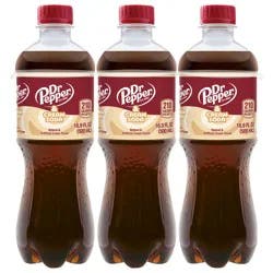 Dr Pepper & Cream Soda, 0.5 L bottles, 6 pack