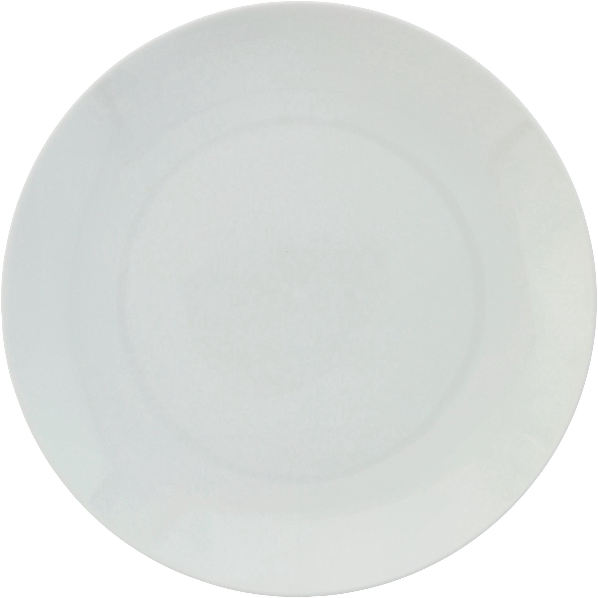 slide 1 of 1, our goods Round Porcelain Dinner Plate - White, 10ftft