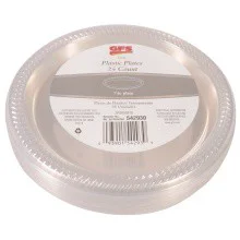 GFS 7" Clear Plastic Plate
