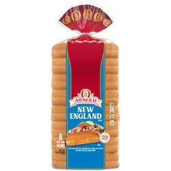Arnold Select New England Hot Dog Rolls 12 Oz 8 Ct