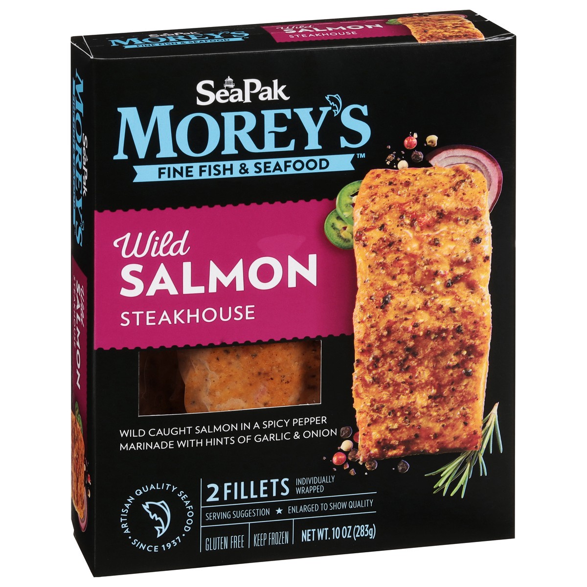 slide 7 of 13, Morey's Wild Steakhouse Salmon 10 oz, 10 oz