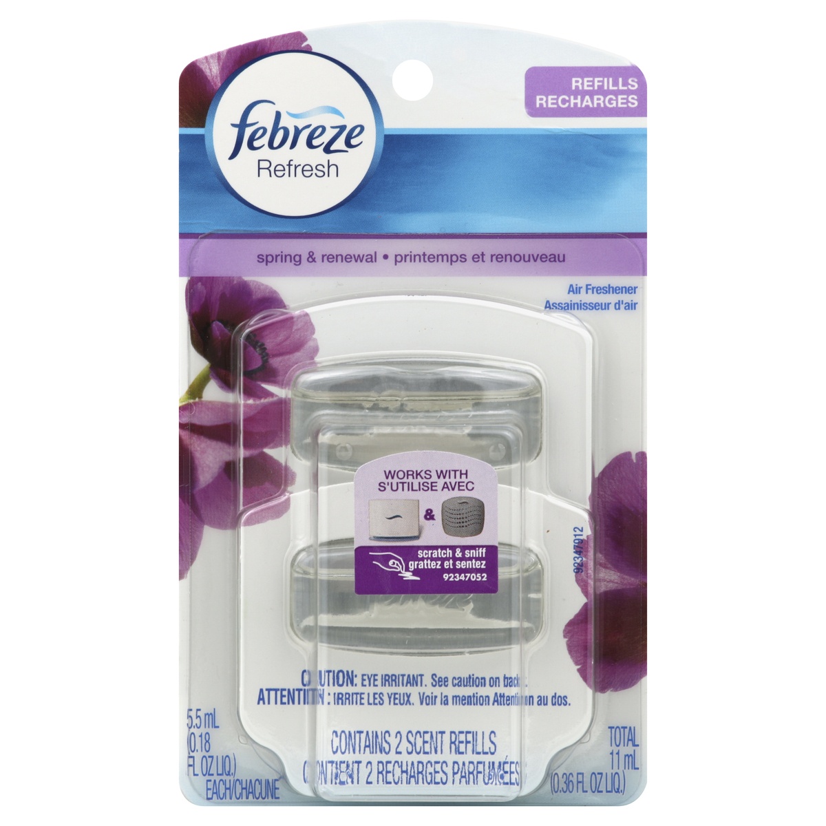 slide 1 of 1, Febreze Scent Refills 2 ea, 2 ct