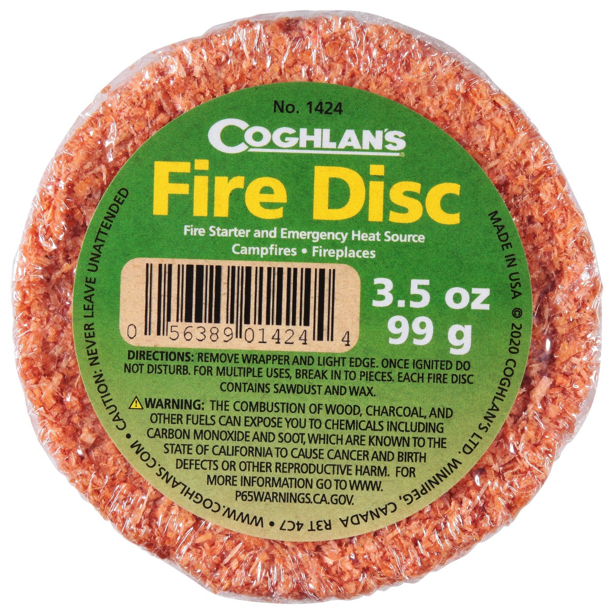 slide 5 of 11, Coghlan's Fire Disc 3.5 oz, 3.5 oz