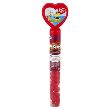 slide 1 of 2, BEE Heart Tubes Mike Ike Hot T, 1.7 oz