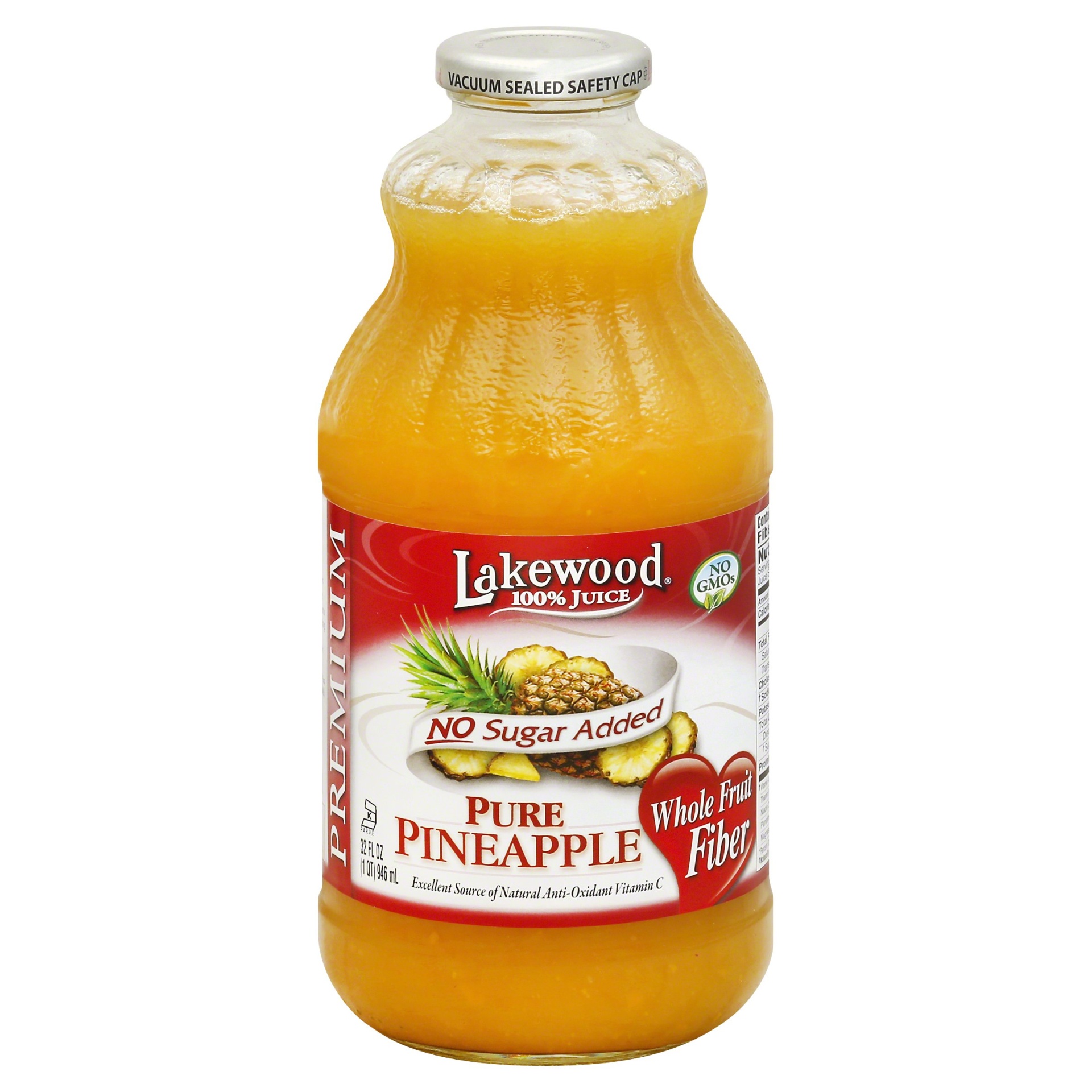 slide 1 of 1, Lakewood Pure Pineapple Juice, 32 fl oz