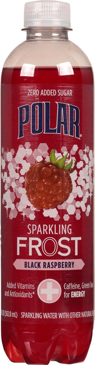 slide 3 of 14, Polar Frost Black Raspberry Sparkling Water 17 fl oz, 17 fl oz