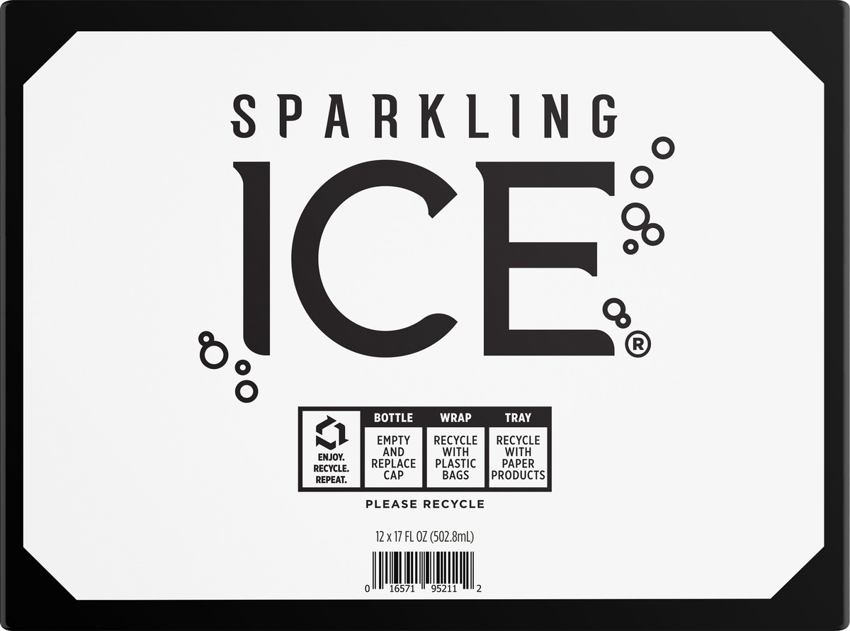 slide 9 of 9, Sparkling ICE Zero Sugar Black Cherry Sparkling Water 12 - 17 fl oz Bottles, 12 ct