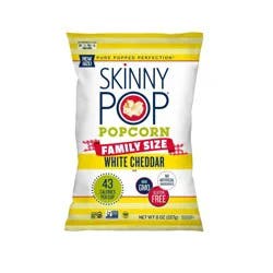 SkinnyPop White Cheddar Dairy Free Popcorn 8 oz
