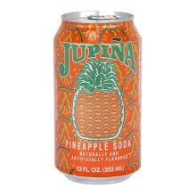 slide 1 of 1, Jupina Pineapple Soft Drink - 24 ct, 24 ct