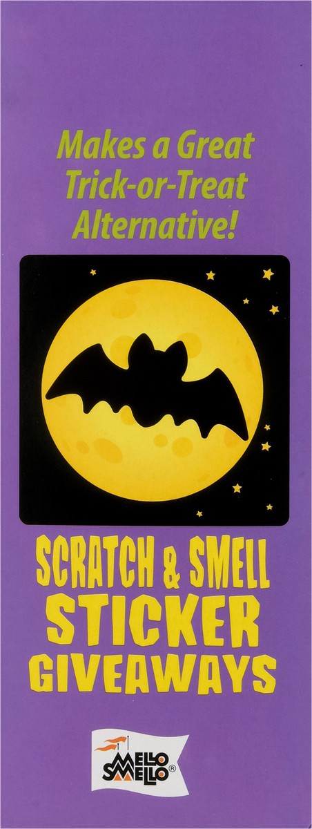 slide 3 of 10, Mello Smello Ages 3+ Scratch & Smell Assorted Designs Grape & Popcorn Stickers Giveaways 1 ea, 1 ct