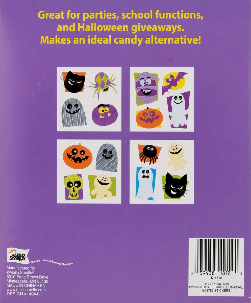 slide 5 of 10, Mello Smello Ages 3+ Scratch & Smell Assorted Designs Grape & Popcorn Stickers Giveaways 1 ea, 1 ct