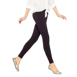 No Nonsense Women's Cotton Leggings Small Black