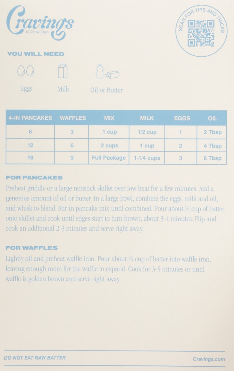 slide 6 of 14, Cravings by Chrissy Teigen Buttermilk Mochi Pancake & Waffle Mix 14.2 oz, 14.2 oz